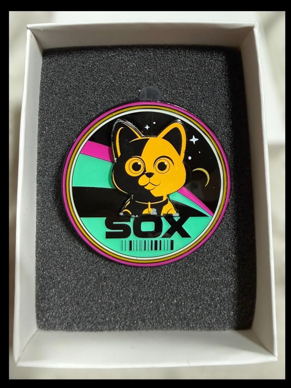 Disney Pixar Lightyear SOX Robot Cat Limited Release LR Trading Pin Neon Retro